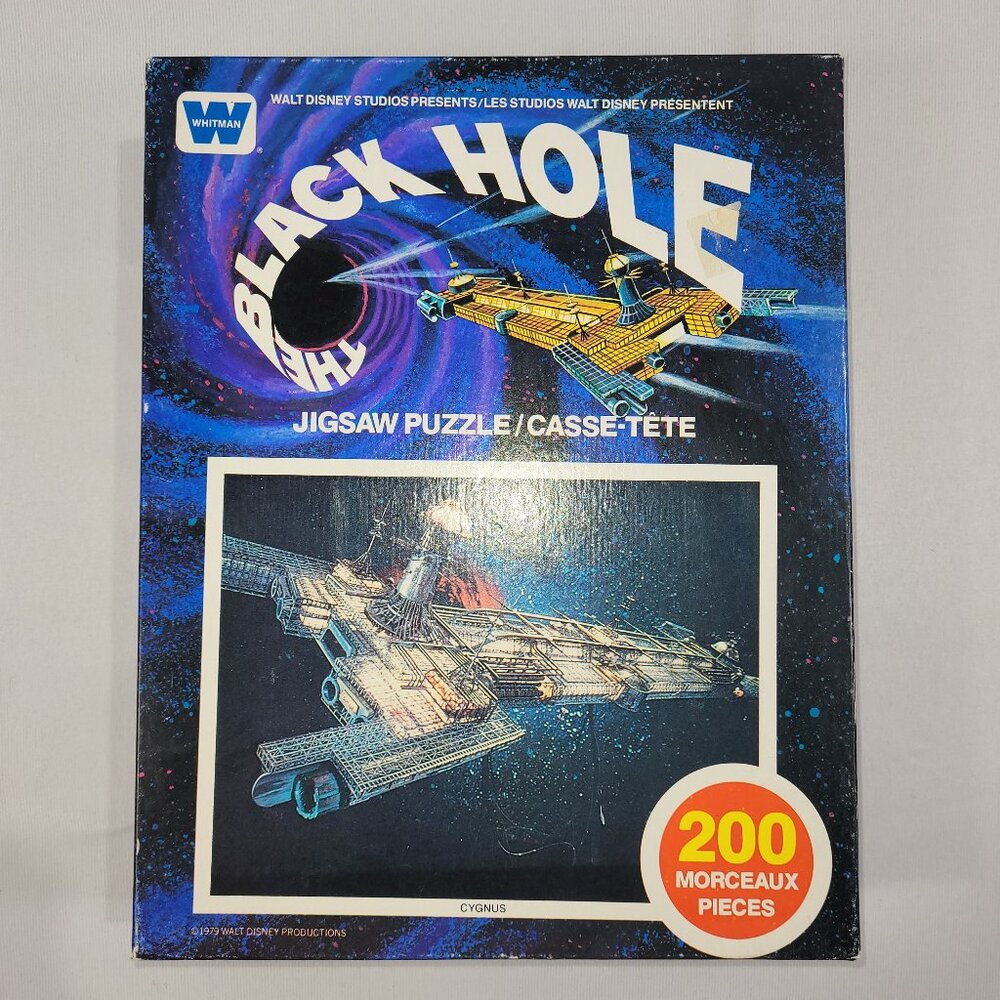 The Black Hole 200 Piece Vintage 1979 Jigsaw Puzzle by Whitman